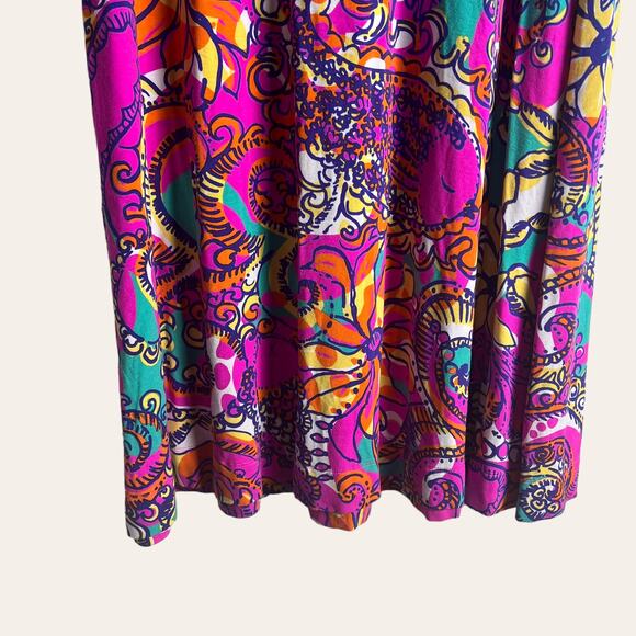 Lilly Pulitzer Beale See and Be Seen Printed Multicolor Maxi Skirt Size XS - Picture 5 of 6